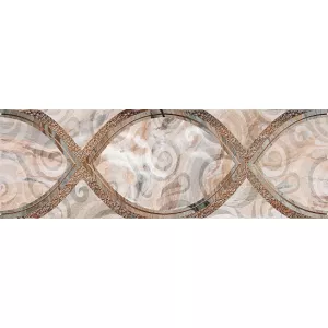 Вставка Нефрит-Керамика Лигурия коричневый 04-01-1-17-03-15-608-0 60х20