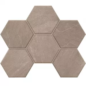 Мозаика Estima Gabbro GB02 Hexagon неполированная 39871 28,5х25 см