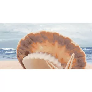Декоративный массив Нефрит-Керамика Аликанте бежевый, верх жемчужина, море 07-00-5-10-00-11-123 50х25 см