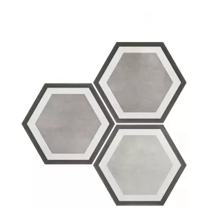 Керамогранит Durstone SIX Cementine Pisa Grey глазурованный матовый 27х23 см
