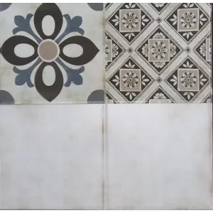 Керамическая плитка Декор Нефрит-Керамика Винтаж 01 20х20 см