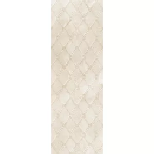 Плитка настенная Eurotile Ceramica Diamonds light рельеф ромб 162 DIX1BG 89,5х29,5 см