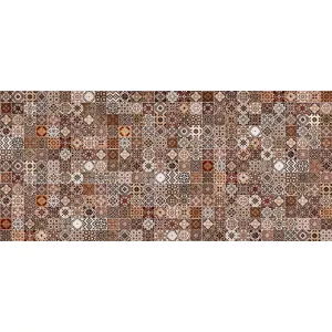 Облицовочная плитка Cersanit Hammam HAG111D рельеф коричневый 20x44